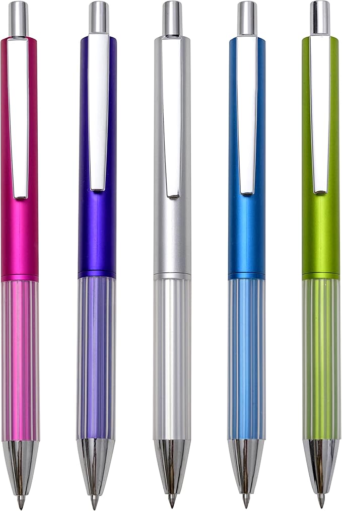 Linbsunne Black Ballpoint Pens with Super Soft