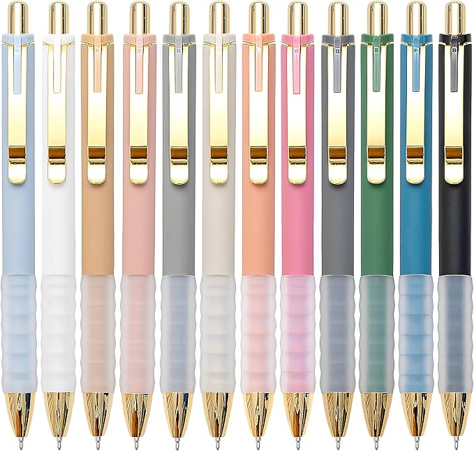 Linbsunne Ballpoint Pens Black Medium Point 1mm