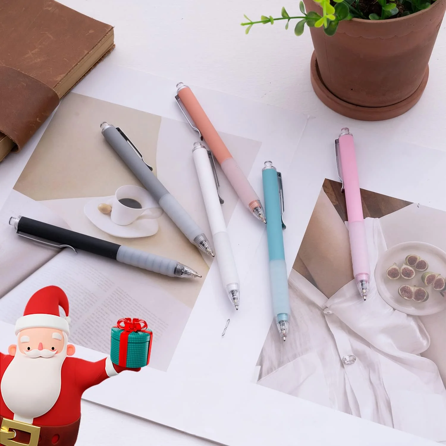 Linbsunne Ballpoint Pens Medium Point 1mm Black Ink Work