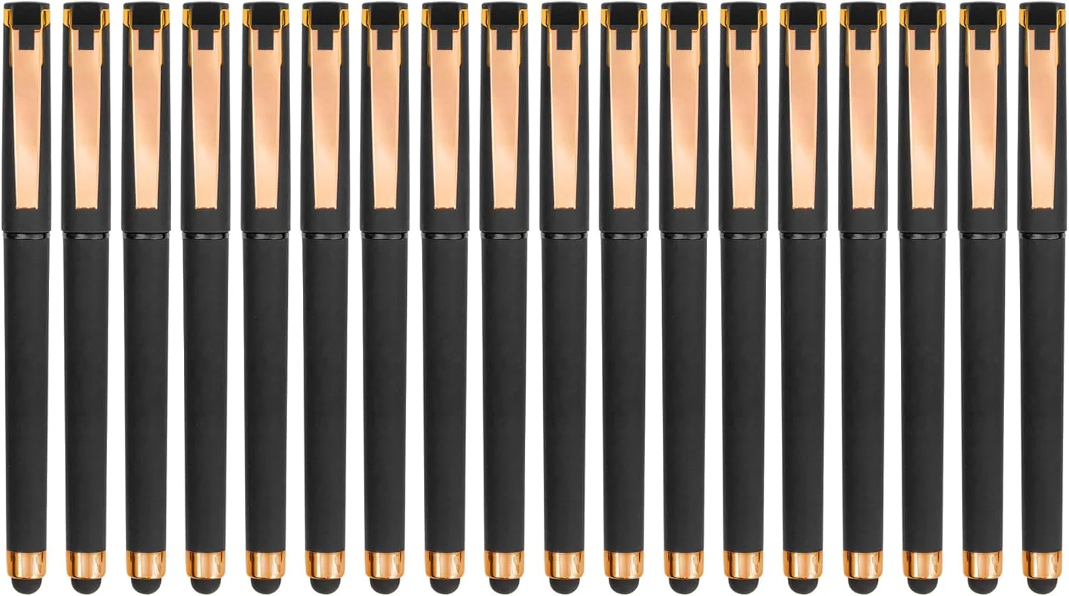 Linbsunne Black Gel Pens 0.7mm Medium Point Pen Office