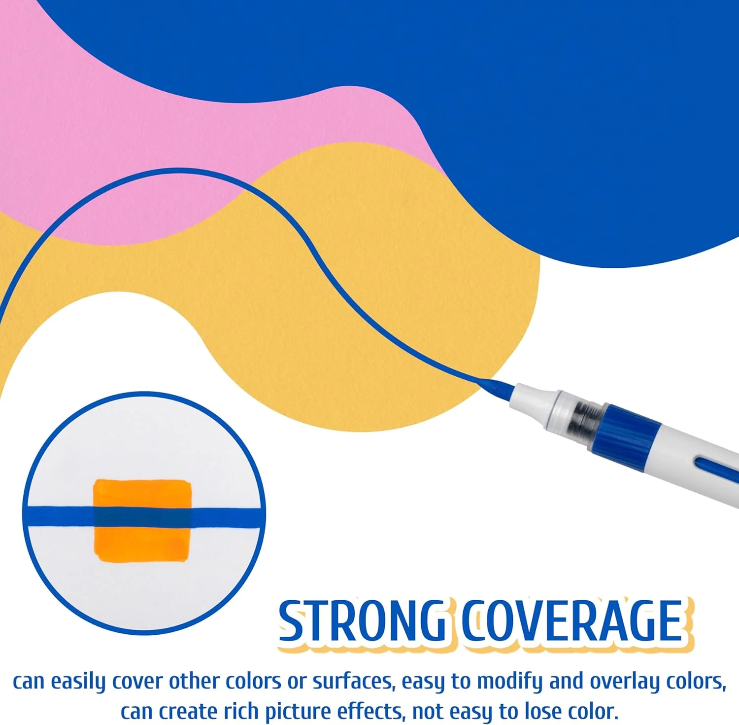 Linbsunne Paint Markers for Book Drawing, Coloring Illustrations, Ceramics