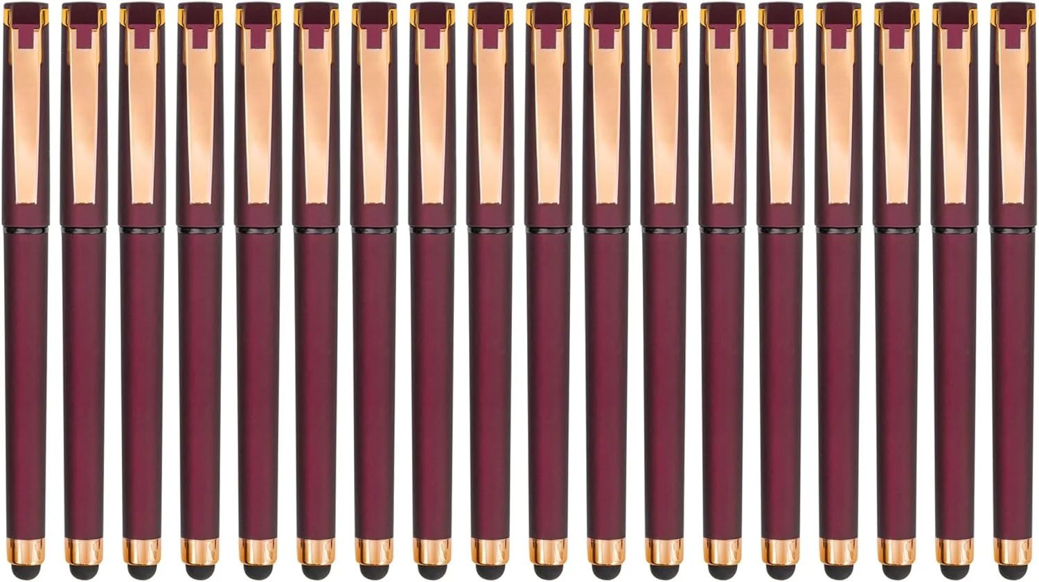 Linbsunne Black Gel Pens 0.7mm Medium Point Pen Office