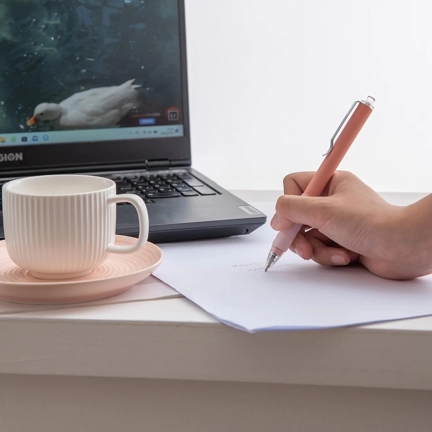 Linbsunne Ballpoint Pens Medium Point 1mm Black Ink Work