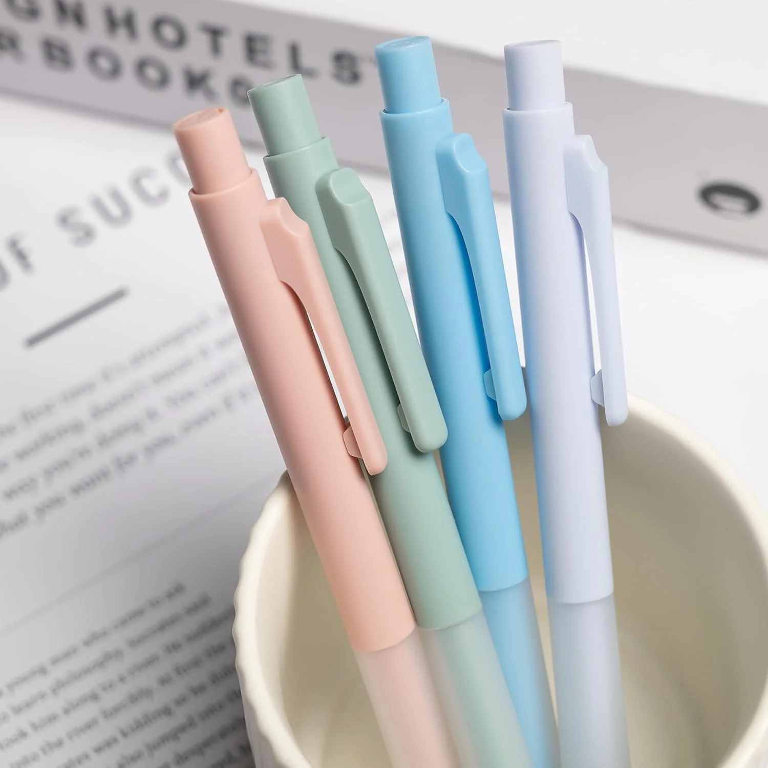 Linbsunne Ballpoint Pens - 0.7mm Fine Point Smooth Writing