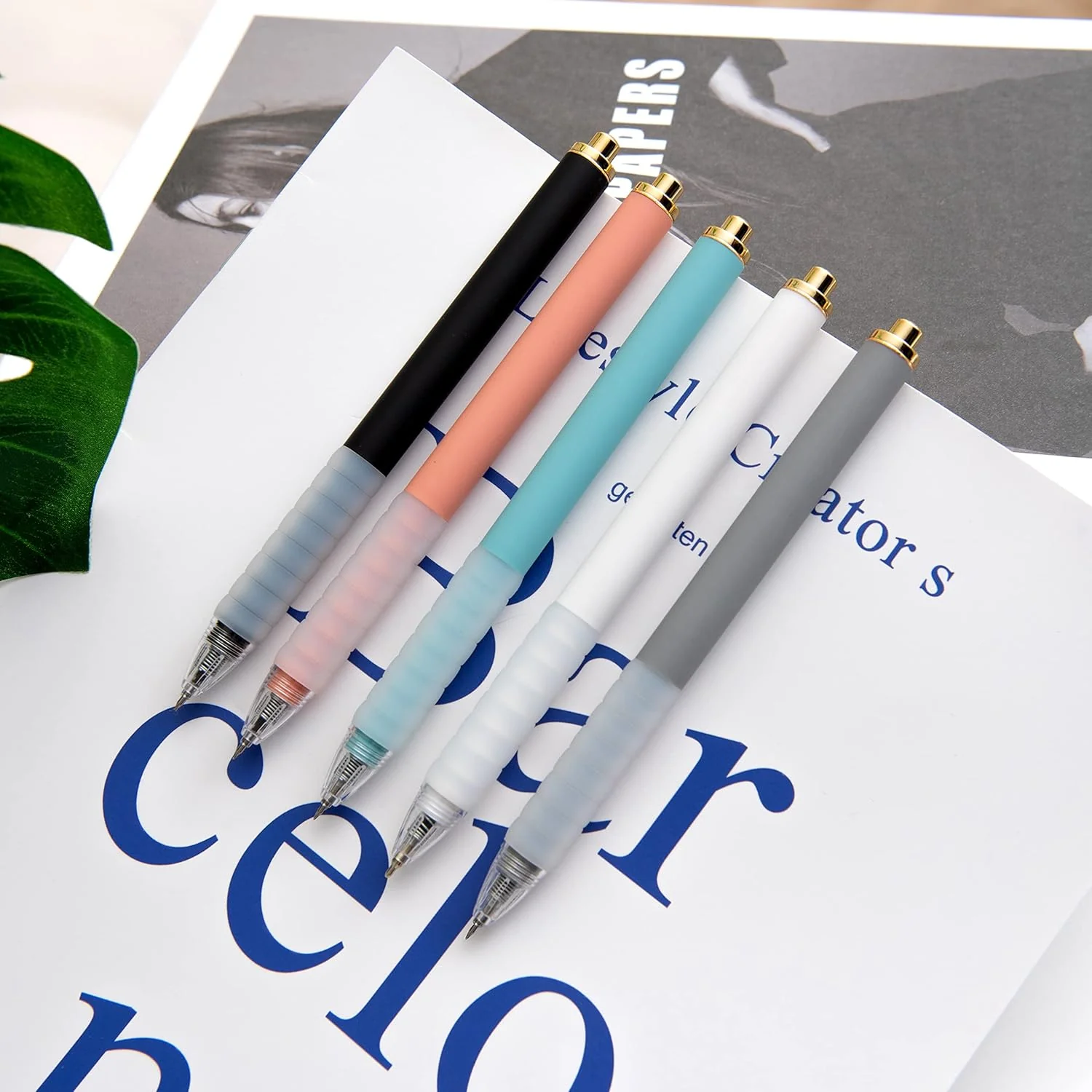 Linbsunne Ballpoint Pens Medium Point 1mm Black Ink Work