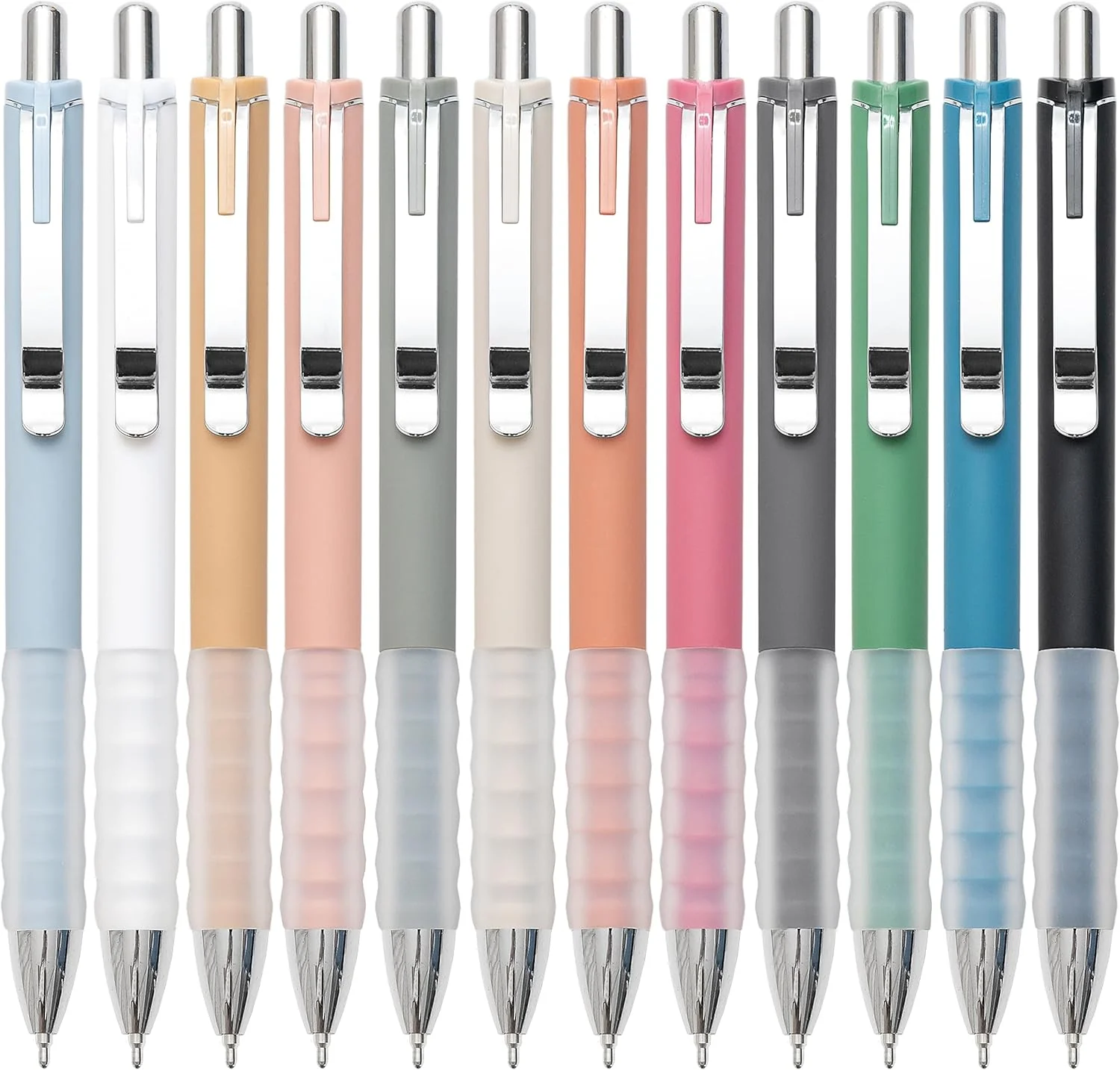 Linbsunne Ballpoint Pens Black Medium Point 1mm Pen with