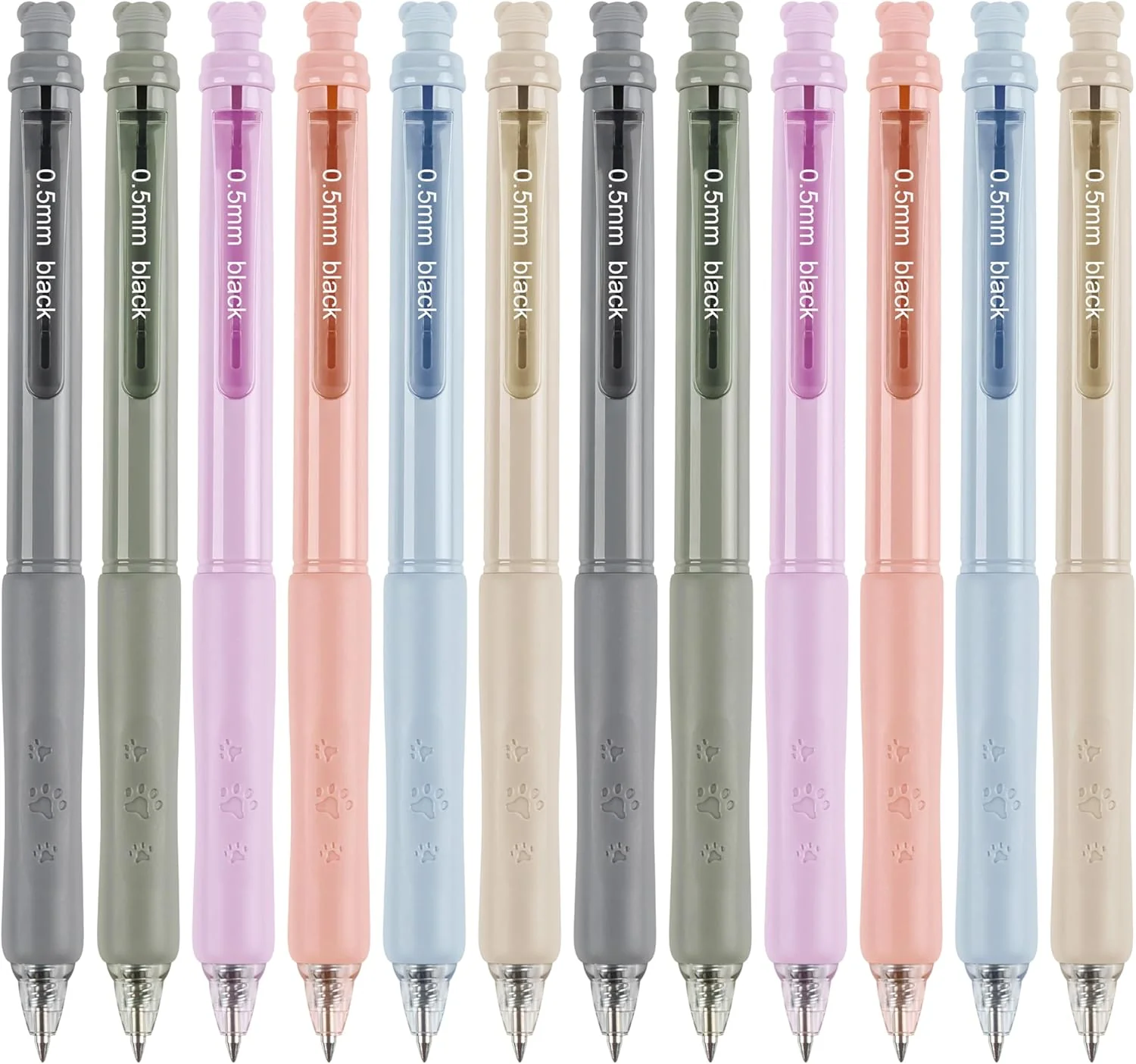 Linbsunne Erasable Pens 0.5mm Gel Ink Pens for School