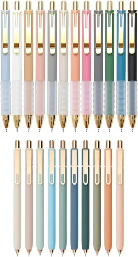 Linbsunne 12 Ballpoint Pens + 10 Gel Pens