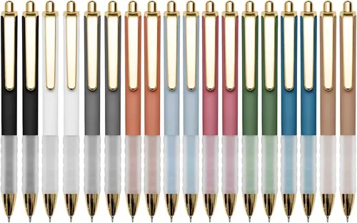 Linbsunne Classic Black Ballpoint Pens 1.0 mm, 18 Pack